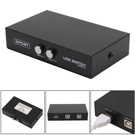 Купить 2 портов USB обмена переключатель коммутатор коробка устройство ...