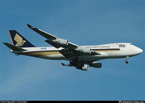 9V SFG Singapore Airlines Cargo Boeing 747 412F Photo By Aldo Bidini