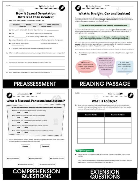 Sexual Orientation Grades 6 To Adult Print Book Lesson Plan Ccp Interactive