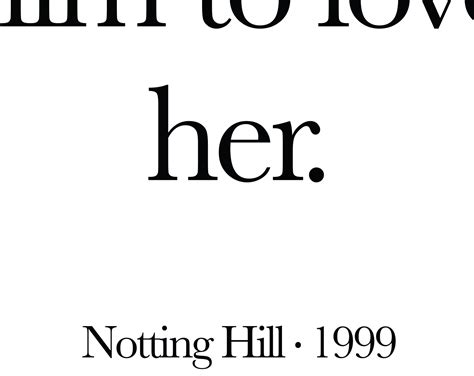 Notting Hill Poster Print Im Just A Girl Romantic Gifts Etsy