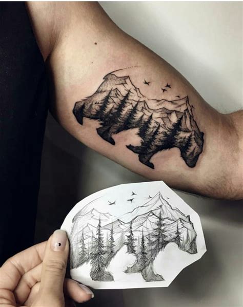 Mountain man tattoo ideas photos