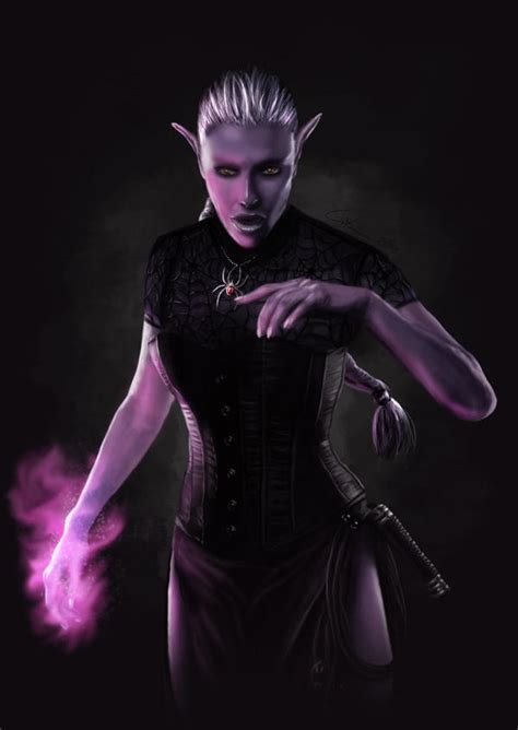 Drow - High Priestess of Lloth by dragonero on DeviantArt