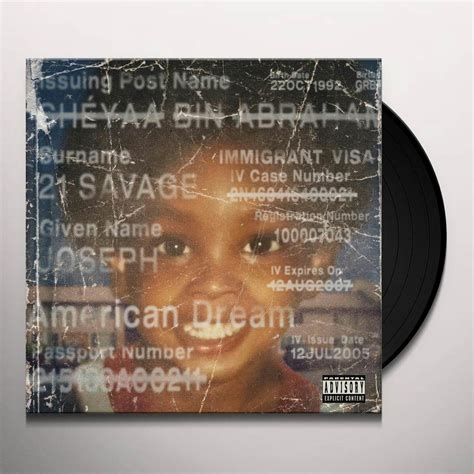 21 Savage American Dream Vinyl Record