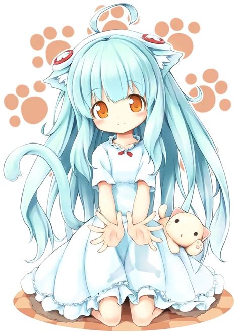 Hinh Nen Anime Chibi Dep Cute Anime Nekomimi Manga Anime