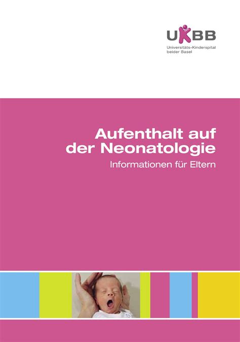 Aufenthalt Auf Der Neonatologie By Universitäts Kinderspital Beider