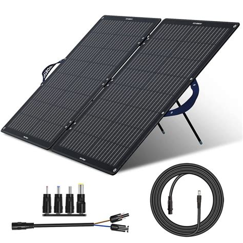 Eco Worthy W Faltbares Solarpanel Inkl Pv Kabel Und Mc Und Dc