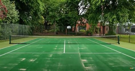 Synthetic Turf Tennis Court Installation in London - Soft Surfaces