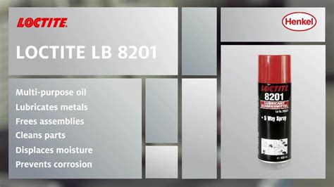 How To Use Loctite Lb 8201 Lubricant Multi Purpose Oil Youtube