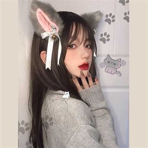 Kitten Ears Headband Cosplay Cat Ear Cosplay Ear With Bells - Etsy