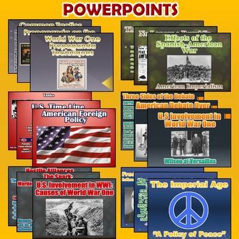 World War 1 Unit Bundle U S History World History By High Altitude