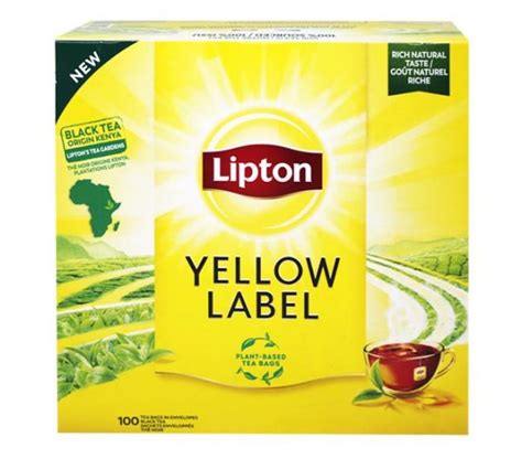 Tea Lipton Yellow Label 100pcs 150g Cheap Basket