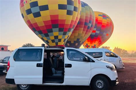 Mexico City Teotihuac N In A Hot Air Balloon With Transportation