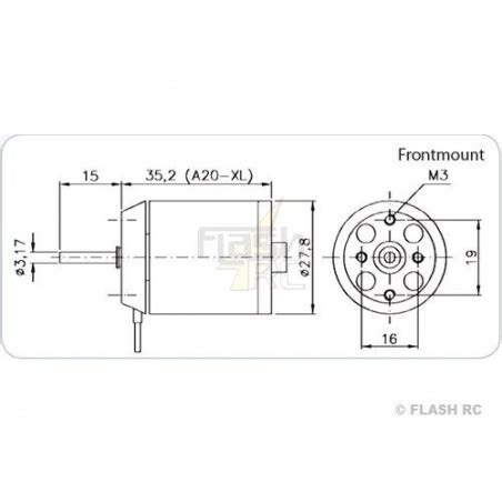 Outrunner Hacker A20 12XL EVO Brushless Motor FLASH RC