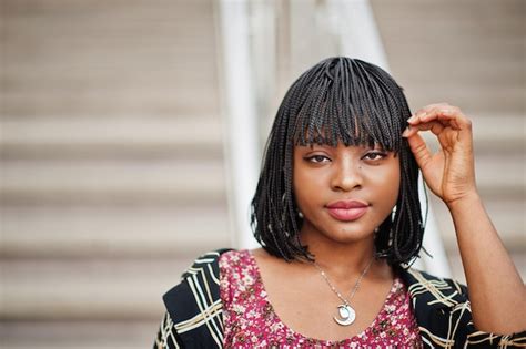 Premium Photo Close Up Portrait Of Beautiful African American Woman