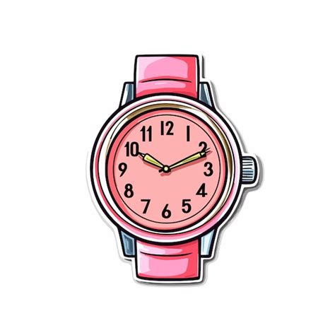 Premium Vector Wristwatch Cartoon Icon Illustration Watch Clip