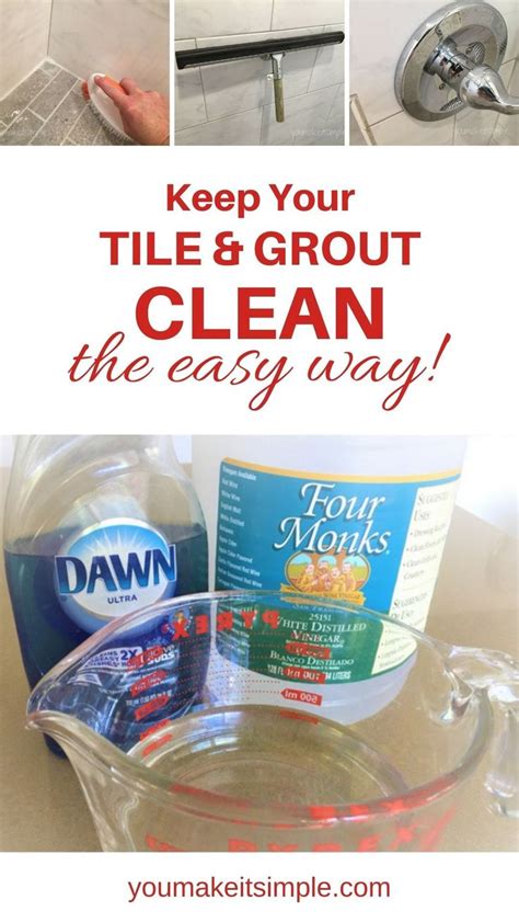 Tile Grout How To Keep It Clean The Easy Way Clean Tile Grout