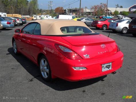 Absolutely Red 2007 Toyota Solara SLE V6 Convertible Exterior Photo ...