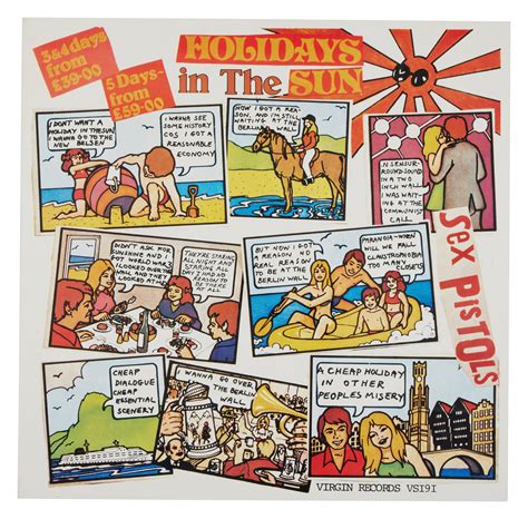 Sex Pistols Holidays In The Sun Promotional Poster October