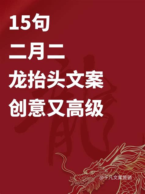 15句二月二龙抬头海报文案，创意又高级 知乎