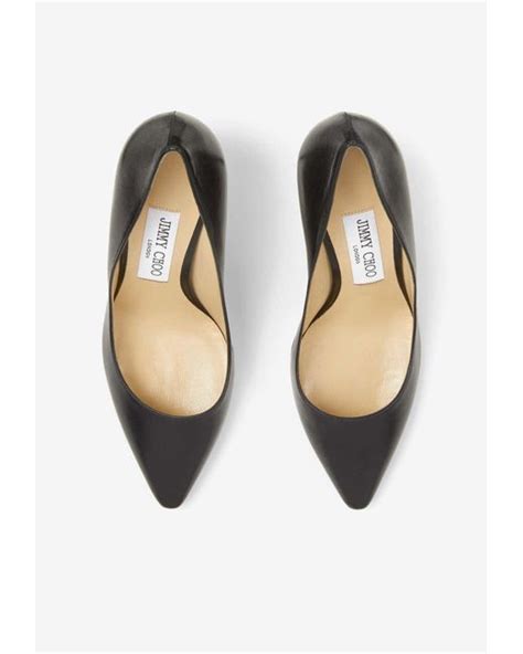 Jimmy Choo Romy Leather Pumps In Black Lyst