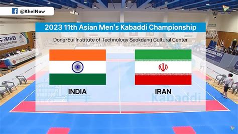 India Vs Iran Kabaddi Live Asian Kabaddi Championship Final