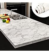 Yenhome Peel And Stick Countertops Waterproof White Grainte Countertop