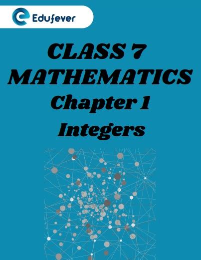 Class 7 Maths Chapter 1 Integers Worksheet