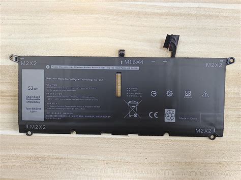 BRTONG DXGH8 Battery Replaceable For Dell XPS 13 7930 9380 9370 13 7391