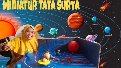 Cara Membuat Miniatur Tata Surya How To Make A D Solar System