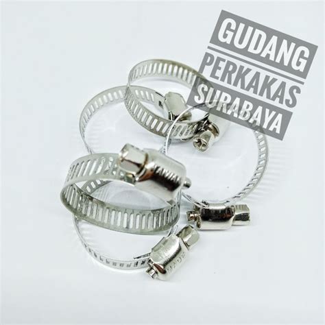 Jual Klem Selang Stainless 1 Dim Hose Clamp 1 Inch Selang Kompor Gas