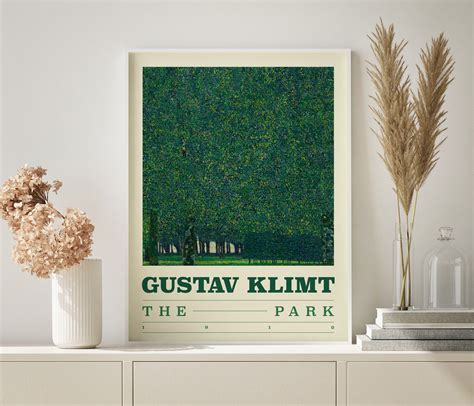 Gustav Klimt Art Poster Klimt the Park Art Print Modern - Etsy