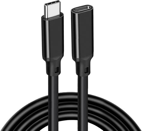 Verilux Usb C Extension Cable 6 6ft 100w Usb Type C Male To Female Fast Charging Cable 10gbps