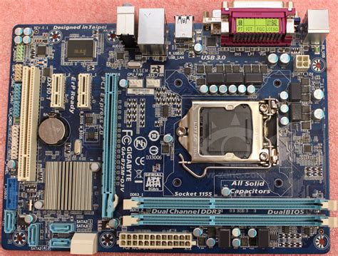 Gigabyte S GA B75M D3V Motherboard Exposed