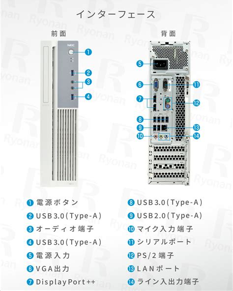 【楽天市場】【microsoft Office 2021 搭載】中古デスクトップ Nec Mate Mk37vb U 第6世代 Core