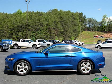 2017 Lightning Blue Ford Mustang V6 Coupe 141980773 Photo 2