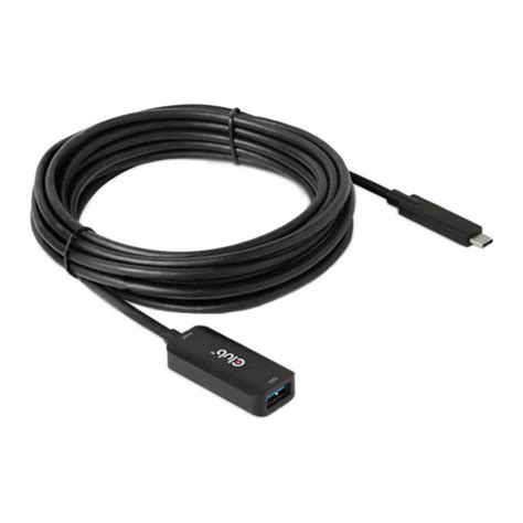 Club3d Usb Gen2 Type C To Type A 5m Cable Ln121637 Cac 1536 Scan Uk