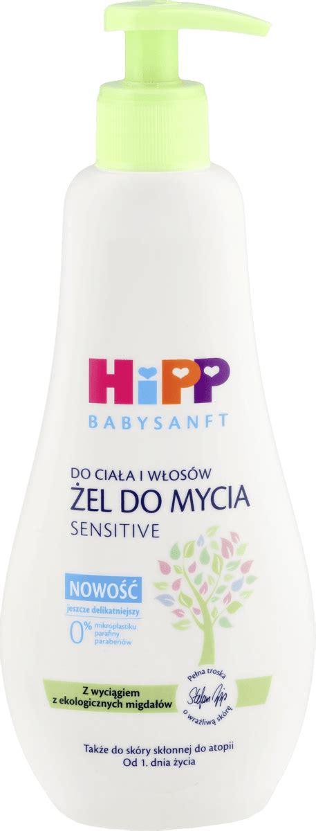 Hipp Żel do mycia ciała i włosów od 1 dnia życia 400 ml kupuj online