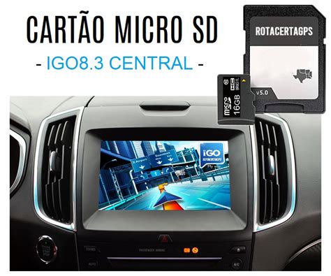 Cart O Sd Igo My Way Central Multim Dia Aviso De Radar