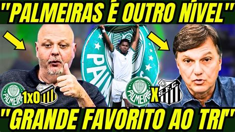 NÃO TEM PRA NINGUÉM COMENTARISTAS MANDAM A REAL PALMEIRAS FAVORITO