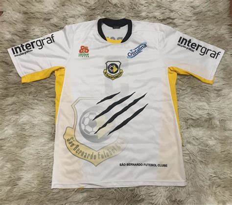 Camisa São Bernardo Fc Oficial Modelo Raro Utilizada em Jogo Item p