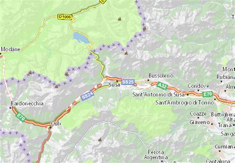 MICHELIN Susa map - ViaMichelin