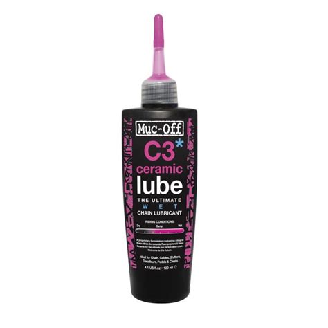 LUBRIFIANT CHAINE MUC OFF C3 CERAMIC WETLUBE 120ML Rêve de Vélo