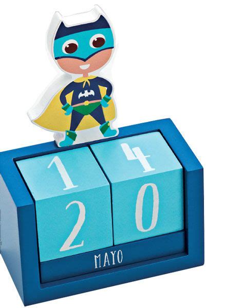 Calendario Perpetuo Super H Roe En Madera Regalos Para Ni Os