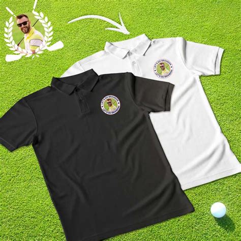 Personalied Men's Polo T-Shirt Custom Logo Polo Shirts - MadeMine Custom Drop Shipping