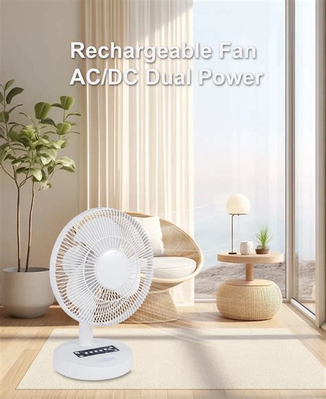 Factory Wholesale New Modern Dc Ac 12 Inch Charging Electric Rechargeable Solar Table Power Fan