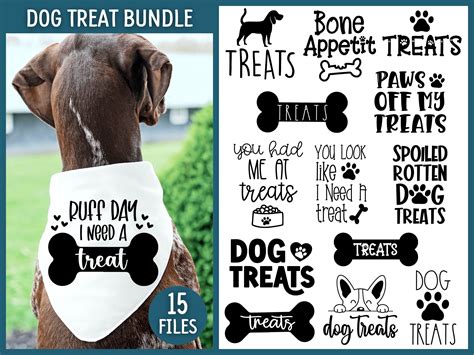 Dog Treat Svg Dog Lover Svg Dog Treats Svg Dog Svg Bundle - Etsy