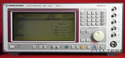 Smp Rohde And Schwarz Alltest Instruments