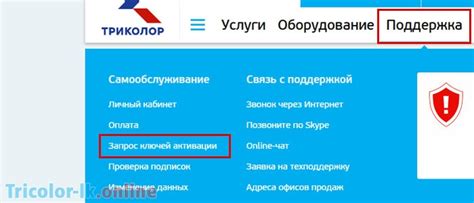 Триколор id ключ что это