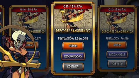 Skullgirls Mobile Peleas Premiadas Plata Deporte Sangriento Youtube