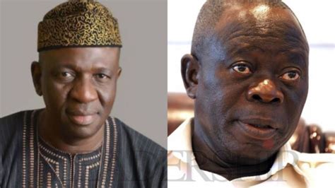 Edo Poll Oshiomhole Apologises To Urhogide As Ex Lawmaker Returns To APC